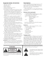 Предварительный просмотр 2 страницы Rane TTM 57SL User Manual