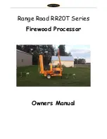 Range Road RR20T Series Owner'S Manual preview