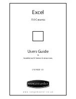 Rangemaster Excel 110 Ceramic Users Manual & Installation preview