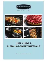 Rangemaster Excel 110 G5 Induction User'S Manual & Installation Instructions preview