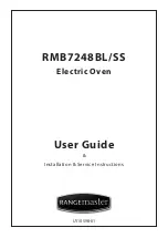 Rangemaster RMB7248BL/SS User Manual & Installation & Service Instructions preview