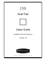 Rangemaster Toledo 110 Dual Fuel User Manual preview
