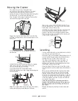 Предварительный просмотр 25 страницы Rangemaster Toledo 110 Dual Fuel Users Manual & Installation