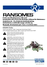 Ransomes HR 9016 Turbo Parts And Maintenance Manual preview