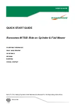 Ransomes MT503 Quick Start Manual preview