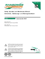 Preview for 1 page of Ransomes ZE Series Safety, Operation And Maintenance Manual