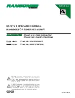 Preview for 1 page of Ransomes ZT220D W/61 Operation Manual