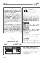 Preview for 4 page of Ransomes ZT220D W/61 Operation Manual