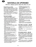 Предварительный просмотр 36 страницы Rapid 553 Instructions For Use Manual