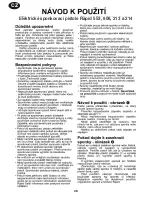 Предварительный просмотр 38 страницы Rapid 553 Instructions For Use Manual