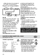 Preview for 42 page of Rapid EG360 Operating Instructions Manual