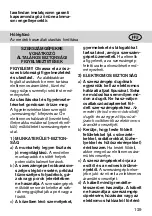 Preview for 129 page of Rapid R1800 Operating Instructions Manual