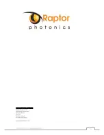 Preview for 25 page of Raptor Photonics OWL 640 M User Manual