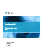 Raritan Dominion SX II Administrator'S Manual preview