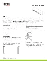 Raritan EMX Quick Setup Manual preview