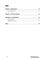 Предварительный просмотр 4 страницы Raritan PM User Manual