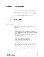 Предварительный просмотр 5 страницы Raritan PM User Manual