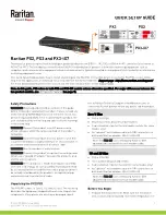 Preview for 1 page of Raritan PX2 Quick Setup Manual