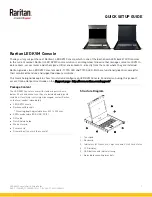 Preview for 1 page of Raritan T1700-LED Quick Setup Manual