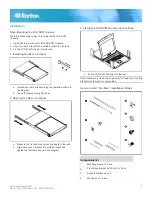 Предварительный просмотр 2 страницы Raritan T1700 Quick Installation And Setup Manual