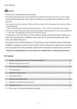 Preview for 3 page of Rasonic RG-H261 Operating & Installation Manual