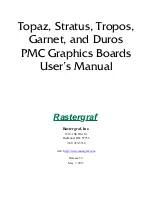 Rastergraf Topaz User Manual preview