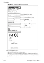 Предварительный просмотр 8 страницы Rational iVario 2-XS Original Installation Manual