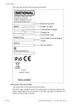 Preview for 8 page of Rational iVario Pro L Original Installation Instructions