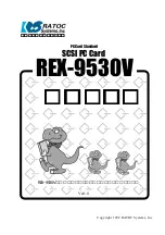 Ratoc Systems SCSI PC Card REX-9530V Product Manual preview