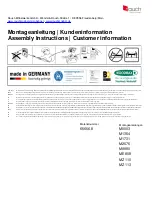 Rauch M1354 Assembly Instructions Manual предпросмотр