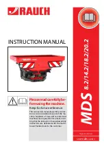 Rauch MDS 8.2 Instruction Manual preview