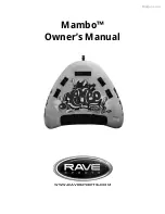 Rave Sports Mambo Owner'S Manual preview