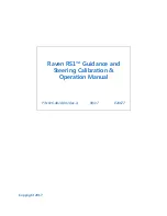 Raven RS1 Calibration & Operation Manual предпросмотр