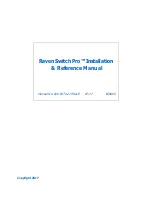 Raven Switch Pro Installation & Reference Manual предпросмотр