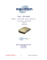 Raveon Technologies Corporation TK8 Technical Manual preview