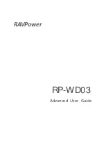 Preview for 1 page of Ravpower RP-WD03 Advanced User'S Manual