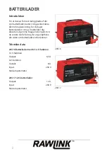 Preview for 2 page of RAWLINK 20516 Instruction Manual