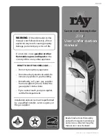 Предварительный просмотр 1 страницы ray 200i User'S Information Manual