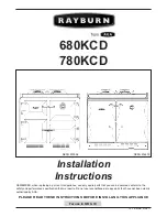 Rayburn 680KCD Installation Instructions Manual preview