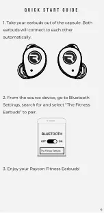 Preview for 6 page of Raycon The Fitness Earbuds User Manual