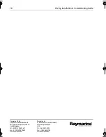 Предварительный просмотр 20 страницы Raymarine Base Station Installation And Commissioning Manual