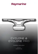 Raymarine CYCLONE Installation Instructions Manual preview