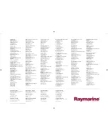 Preview for 112 page of Raymarine e Series Brochure