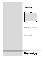 Raymarine gS Series Installation Instructions Manual preview