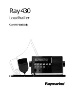 Raymarine RAY430 Owner'S Handbook Manual preview
