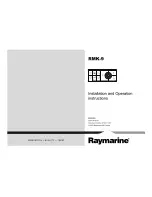 Raymarine RMK-9 Installation And Operation Instructoins preview