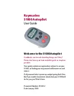 Preview for 1 page of Raymarine SmartPilot S1000 User Manual