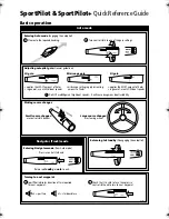 Preview for 2 page of Raymarine SportPilot Quick Reference Manual