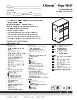 Raypak 1005-2005 Specification Sheet предпросмотр