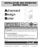 Предварительный просмотр 1 страницы Raypak 751 Installation And Operating Instructions Manual